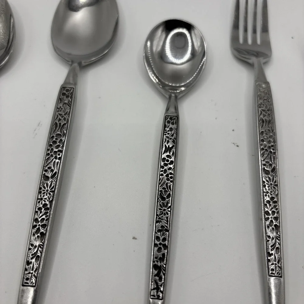 Stanley Roberts Stainless Flatware Soup Sugar Spoons Dinner Forks MARTEZ Japan